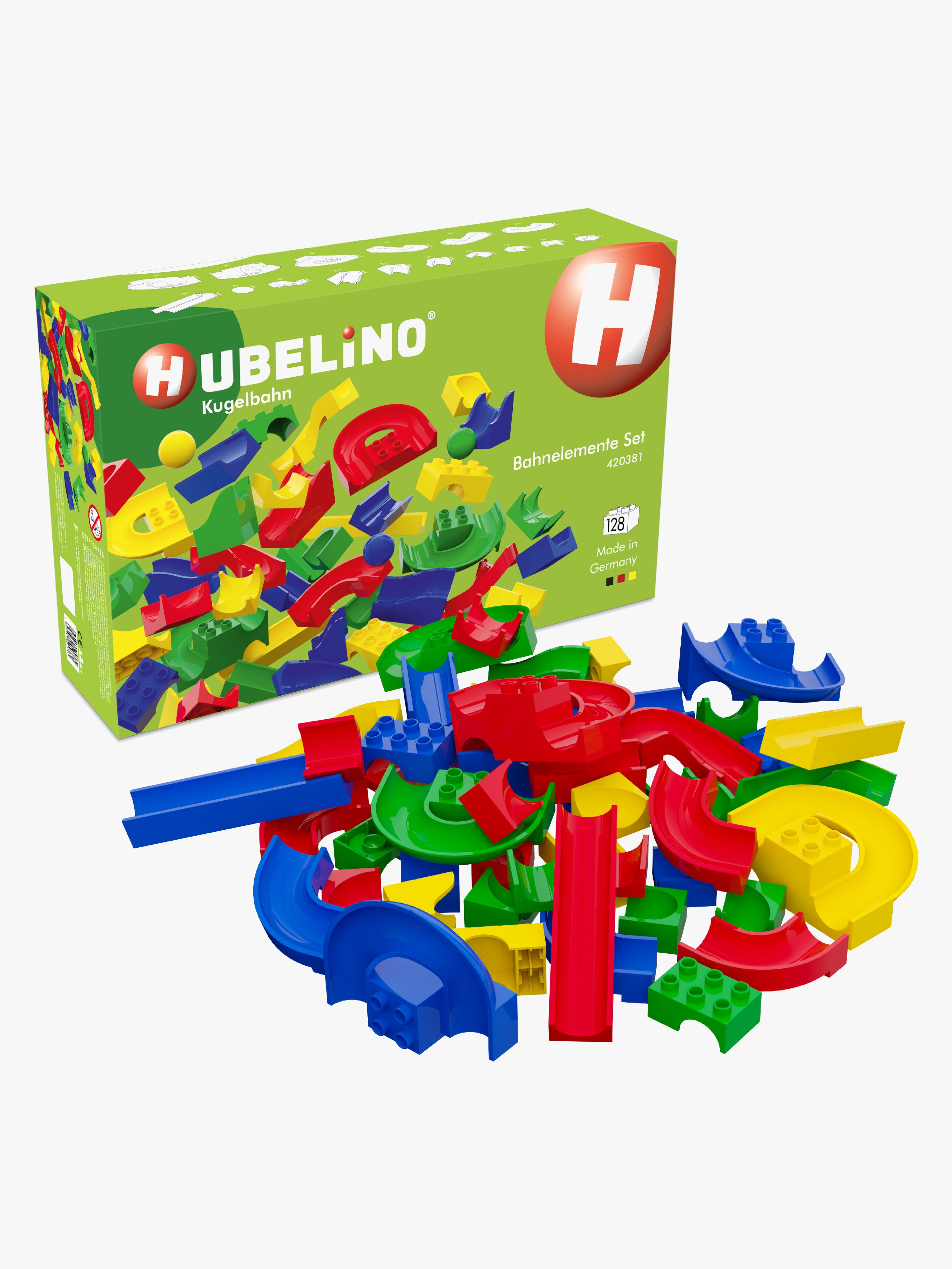 Hubelino Kugelbahnelemente Set 128 Teile