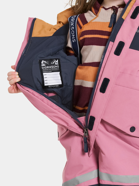 Didriksons Bjärven Overall, Heather Pink