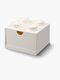 Lego Aufbewahrungsbox mit Schublade 4, Weiß