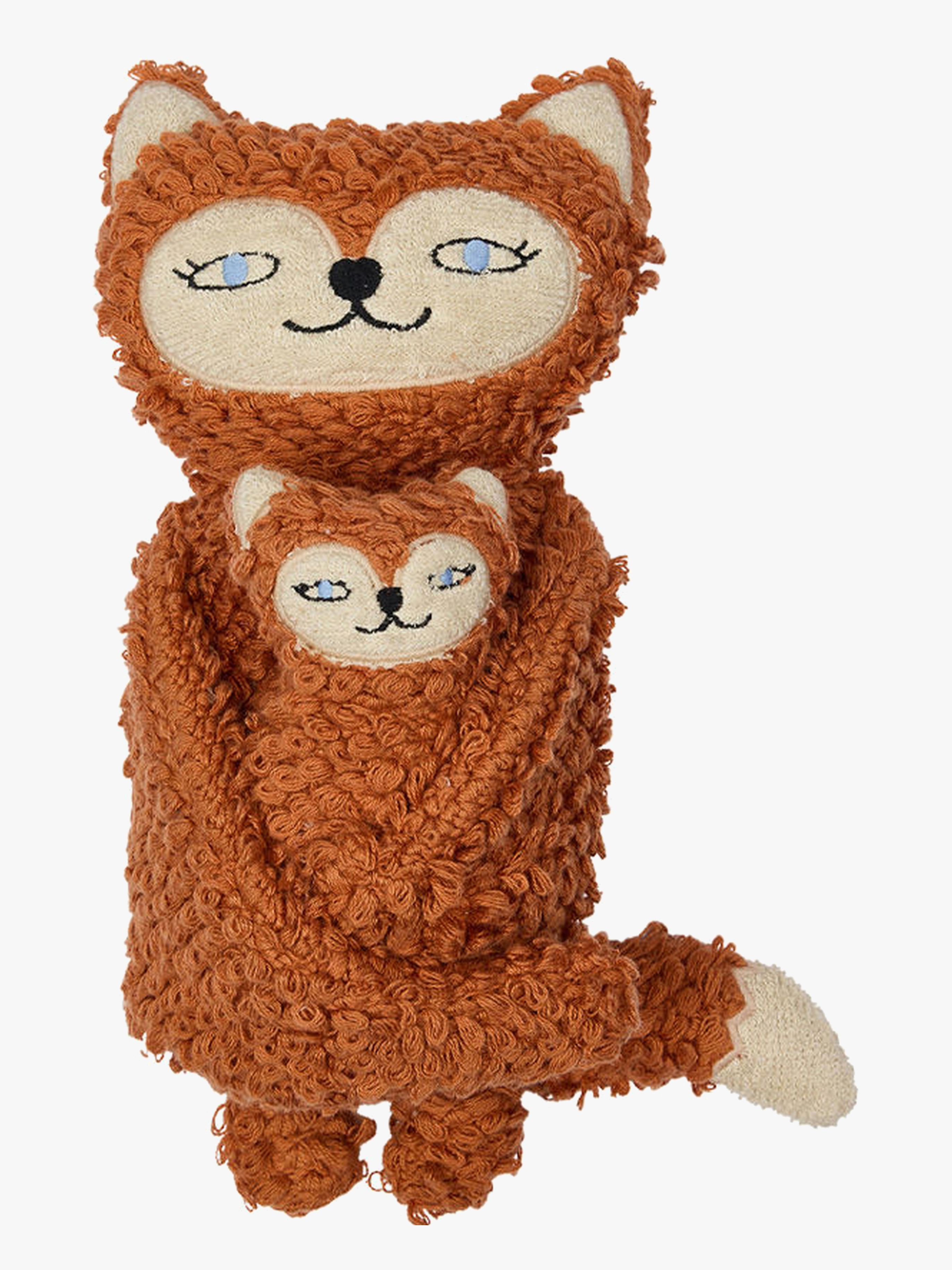 OYOY Frida &  Baby Felix Fuchs Plüschspielzeug, Caramel