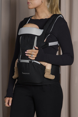 Beemoo CARE Carry Comfort 4-in-1 Babytrage & Hüftsitz, Black