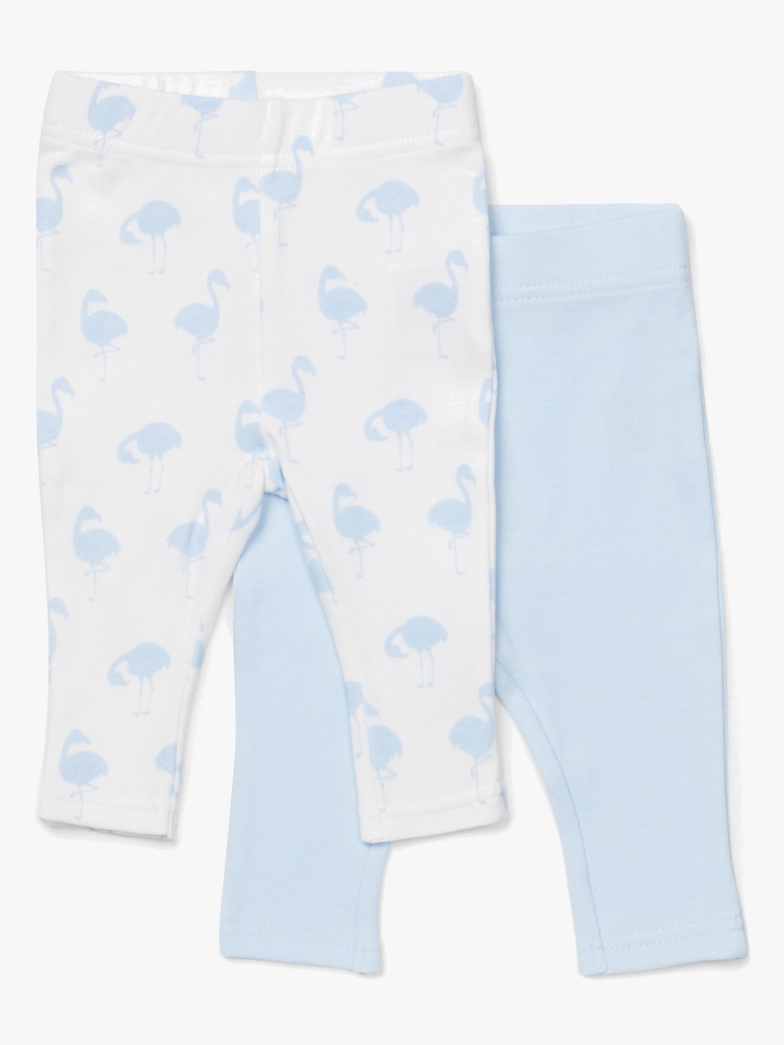 Tiny Treasure Lexi Leggings 2er-Pack, Blue/Flamingo 68