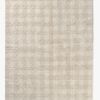 Lorena Canals Waschbarer Vichy Teppich 150x180 cm, Ivory