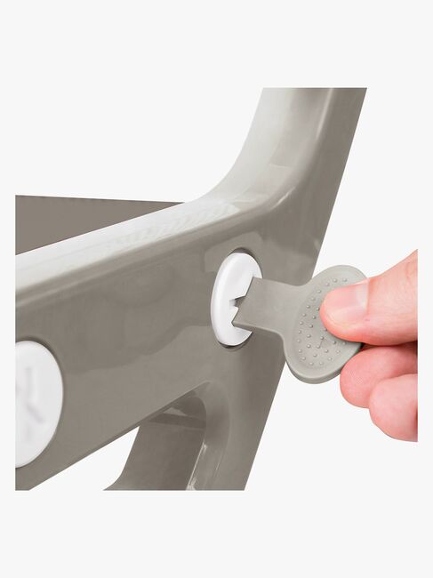 DOLU Toilettensitz mit Leiter, Stone Grey