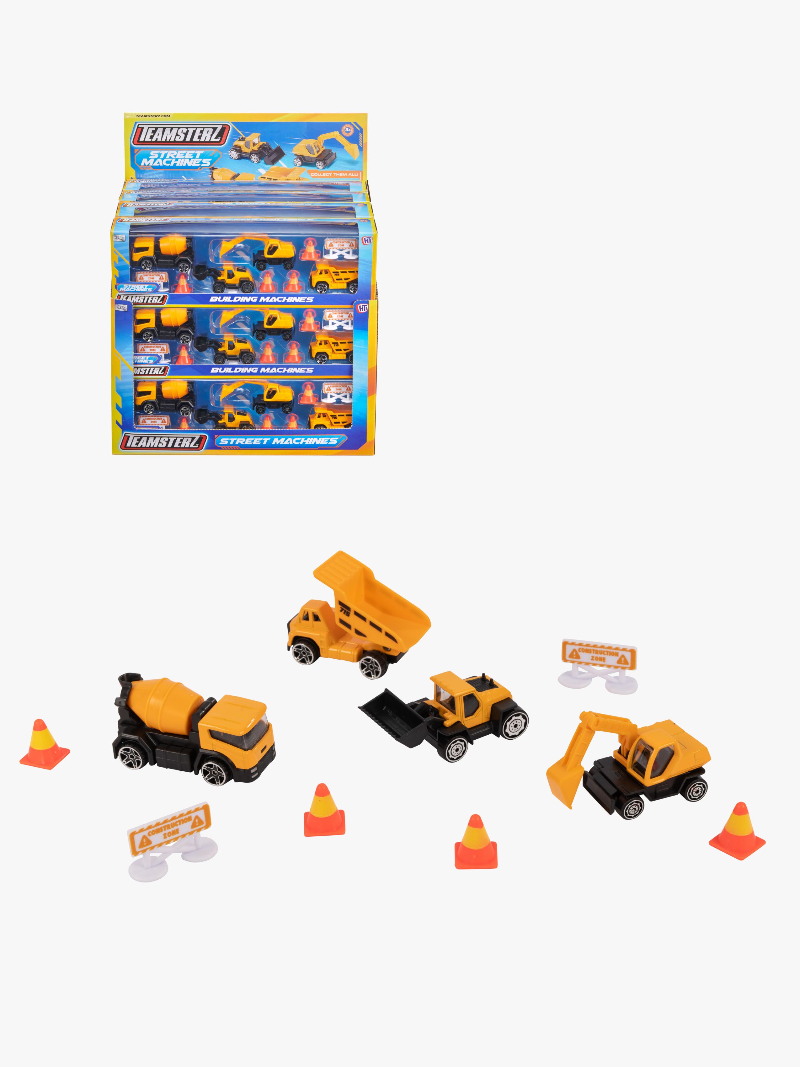 Teamsterz Street Machines Autoset Arbeitsfahrzeuge