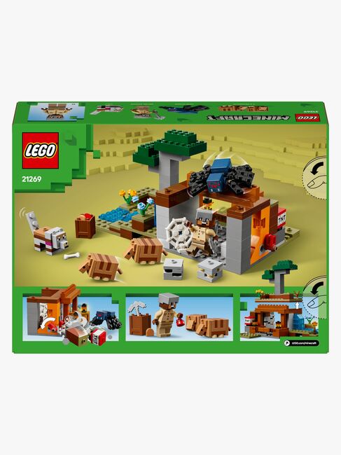 LEGO Minecraft 21269 Die Expedition zur Gürteltiermine