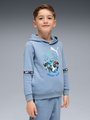 Puma Hot Wheels Kapuzenpullover, Cool Blue