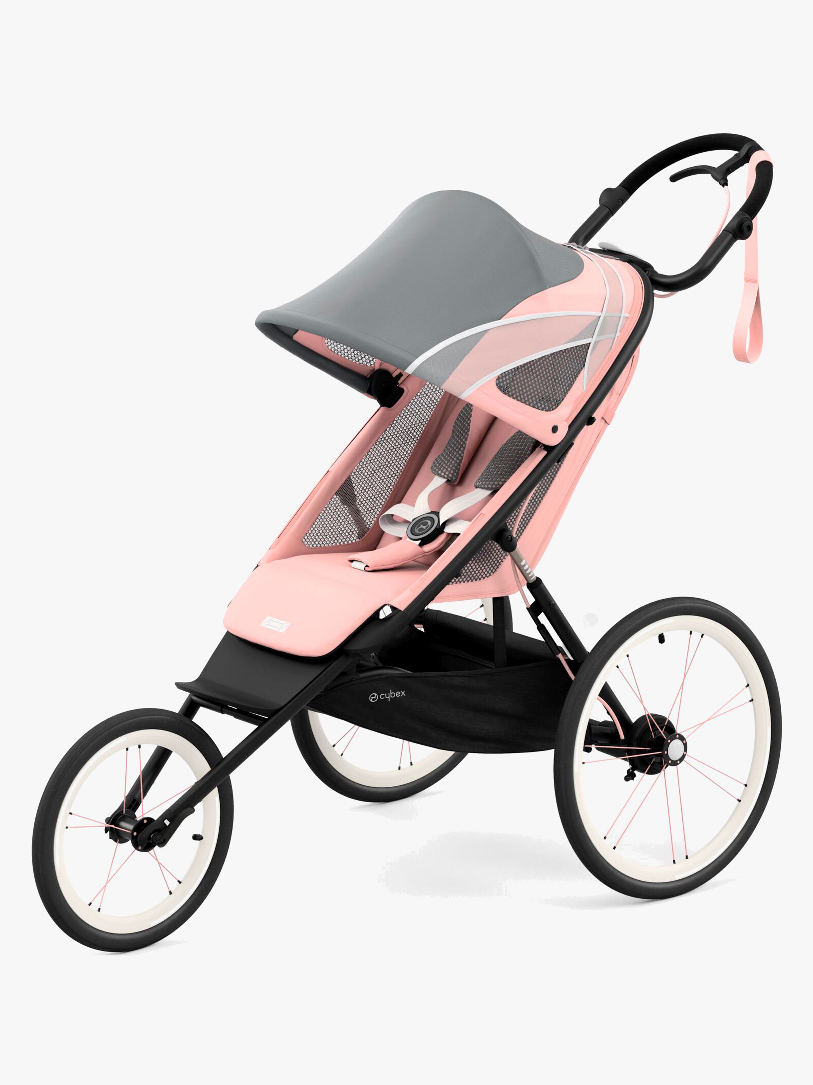 Cybex Sport AVI Joggingwagen, Black/Silver Pink