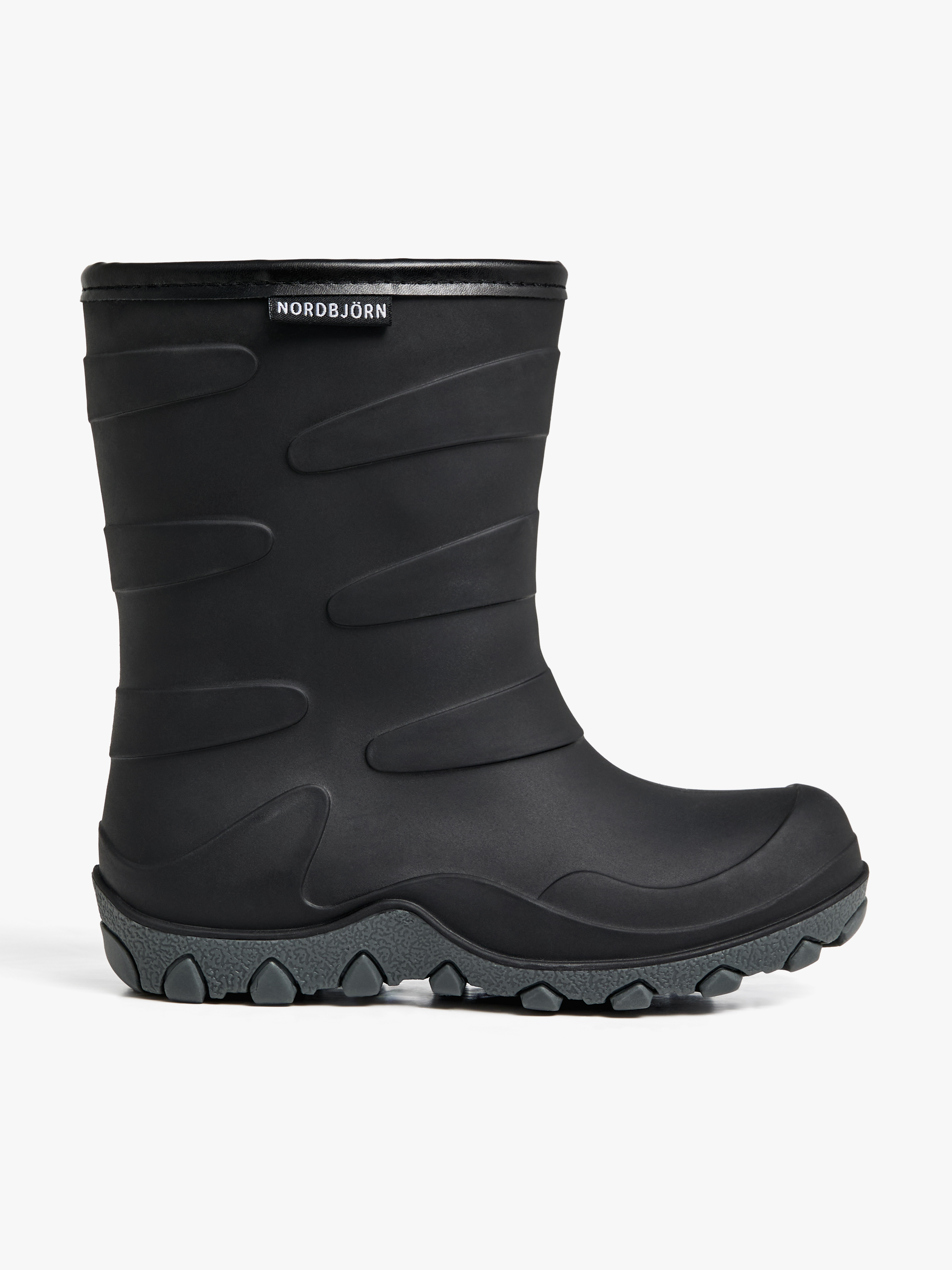 Grundsund Gefütterte Gummistiefel, Black, 27, Kindergummistiefel, Kinderstiefel, Gummistiefel kinder, Kids