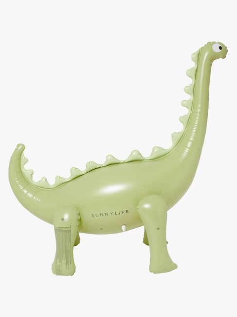 SUNNYLiFE Giant Dino Aufblasbarer Sprinkler, Into the Wild Khaki