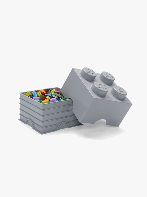 LEGO Aufbewahrung, Weiß/Grau