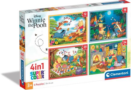 Clementoni Puzzle Disney Winnie Puuh 4-in-1