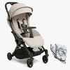 Beemoo Easy Fly Lux 4 Buggy inkl. Regenschutz, Sand Beige