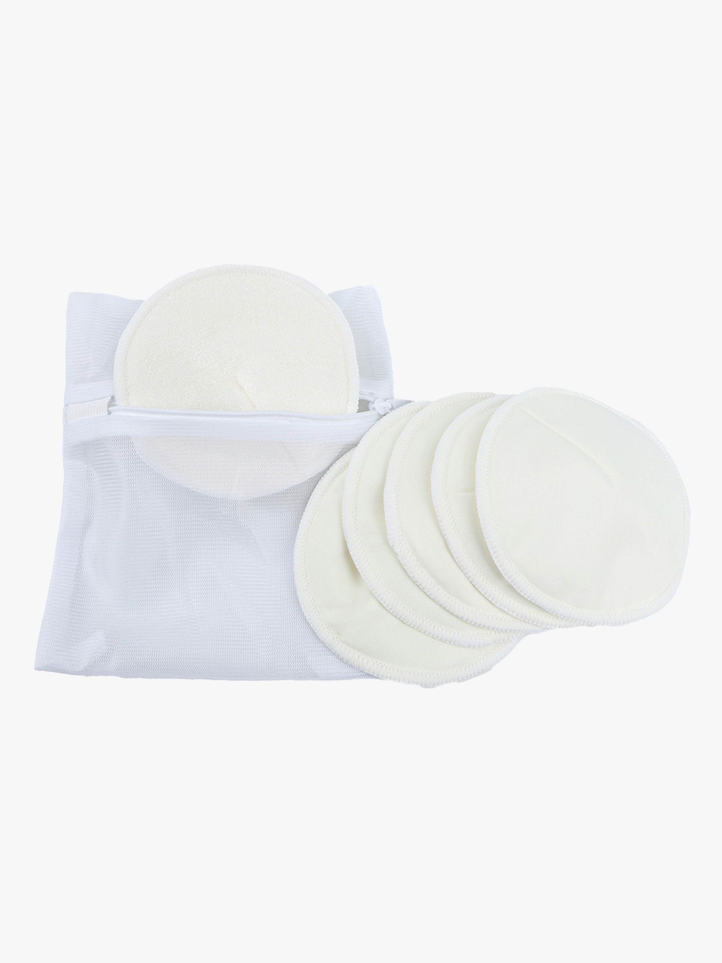 Waschbare Stilleinlagen 6er-Pack mit Waschbeutel