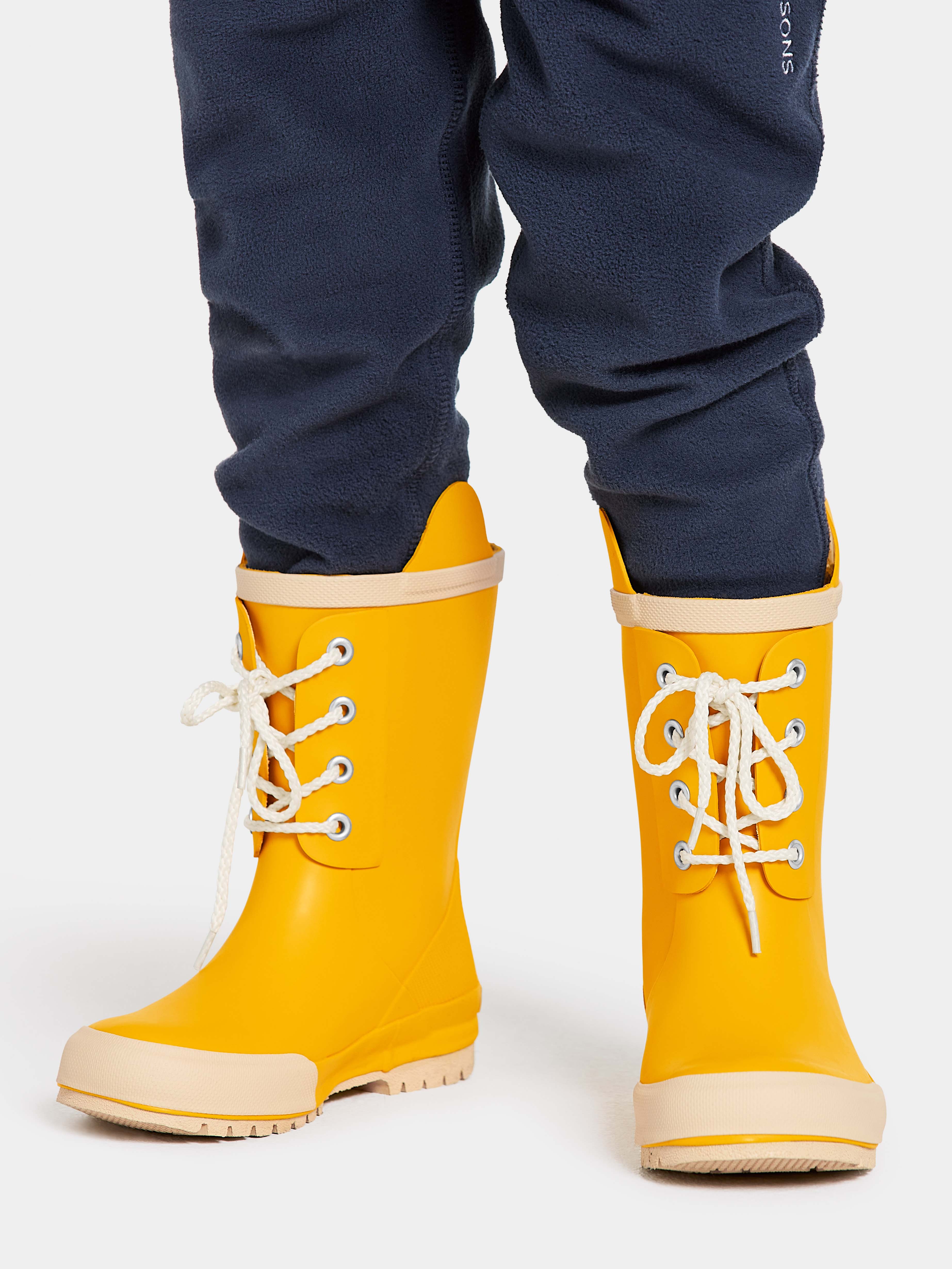 Didriksons Splashman Gummistiefel, Oat Yellow, 28, Kindergummistiefel, Kinderstiefel, Gummistiefel kinder, Kids