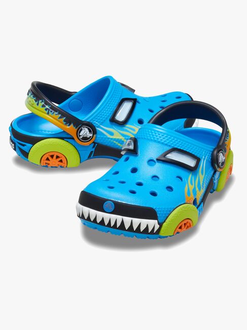 Crocs Classic IAM Monster Truck Kids Sandalen, Neon Ocean