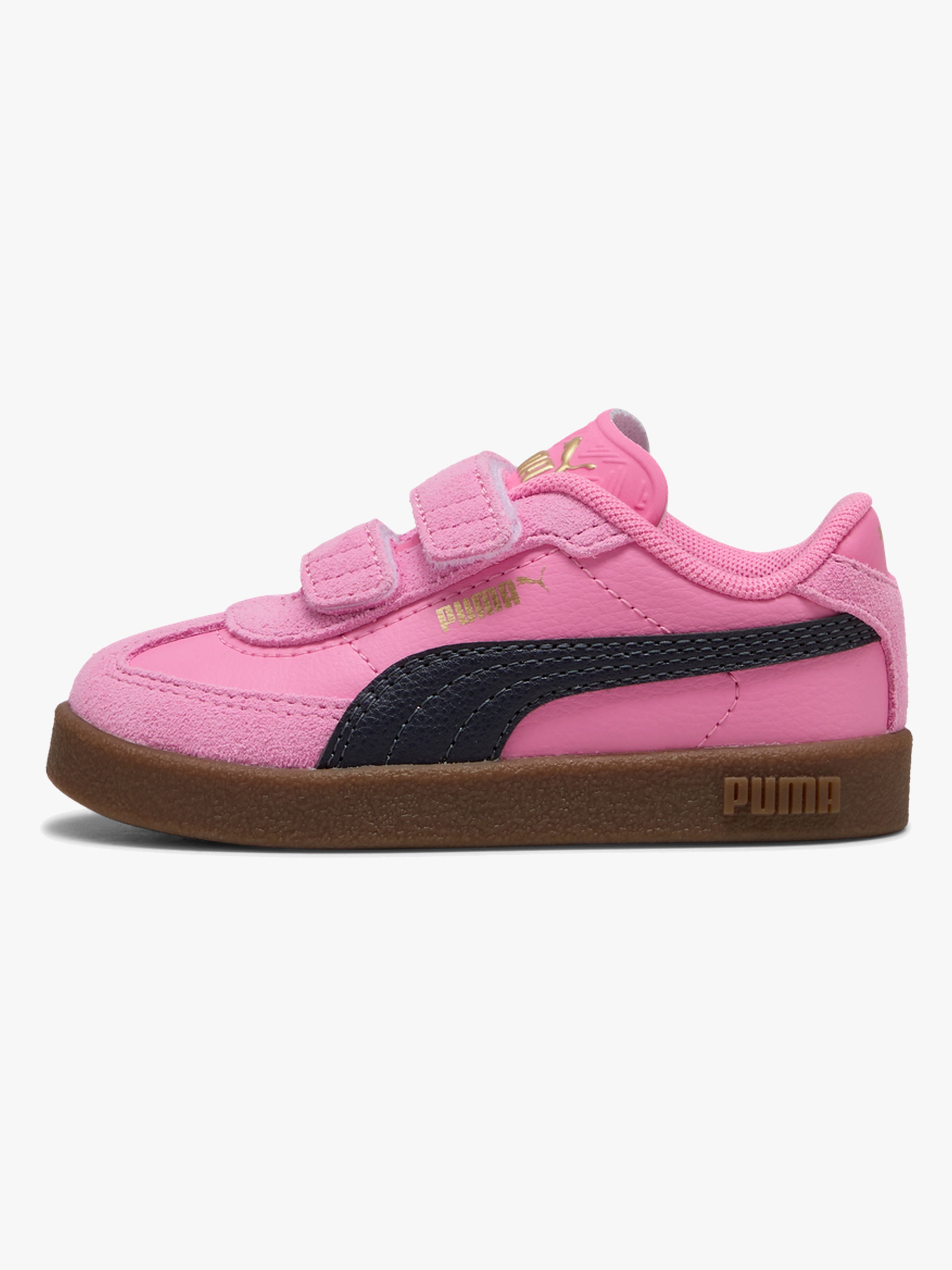 Puma Club II Era V Infant Kinder Sneaker, Posie Pink/Navy, 26, Kinderschuhe