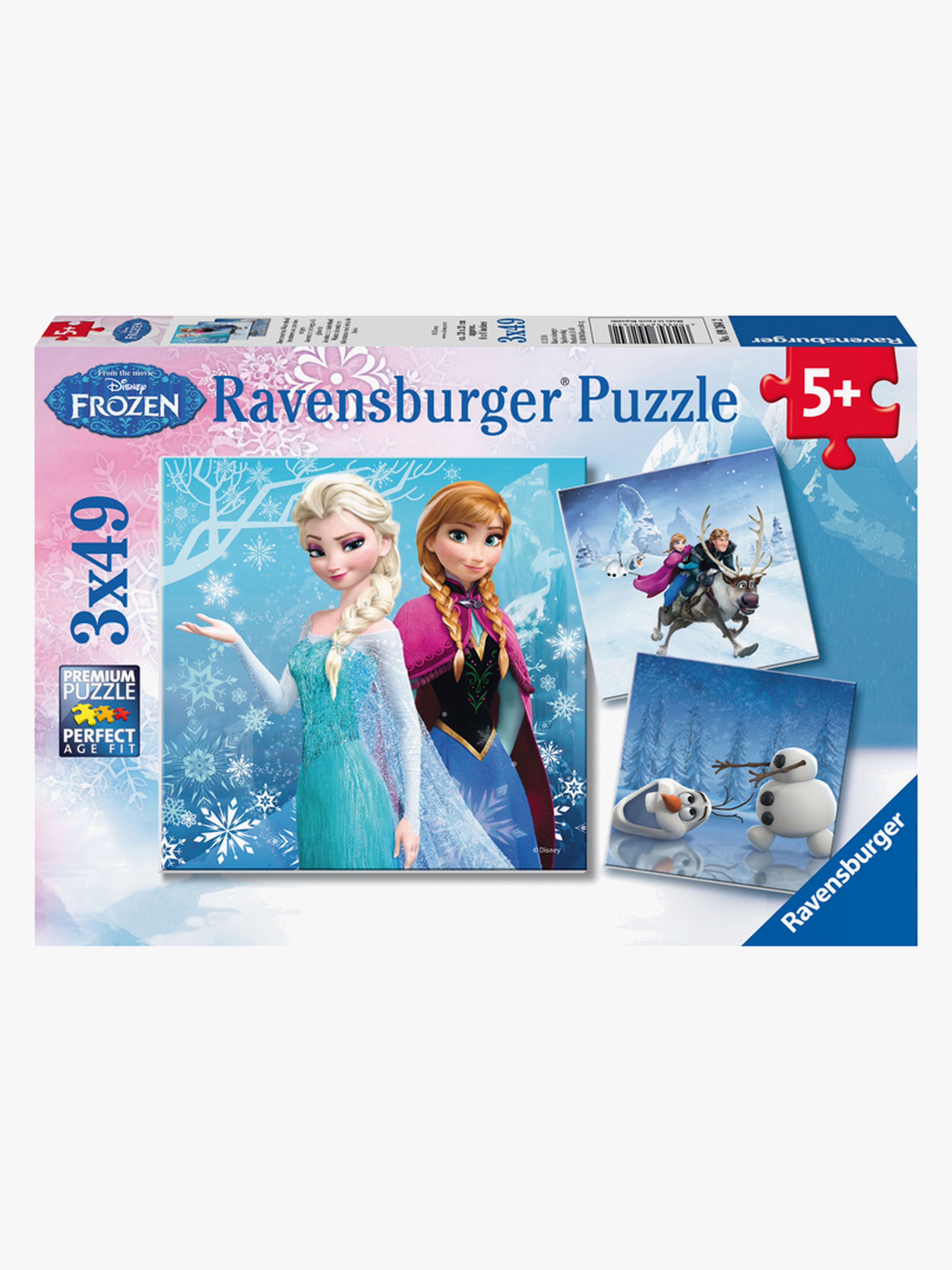 Ravensburger Disney Die Eiskönigin Puzzle Winterabenteuer 3x49 Teile