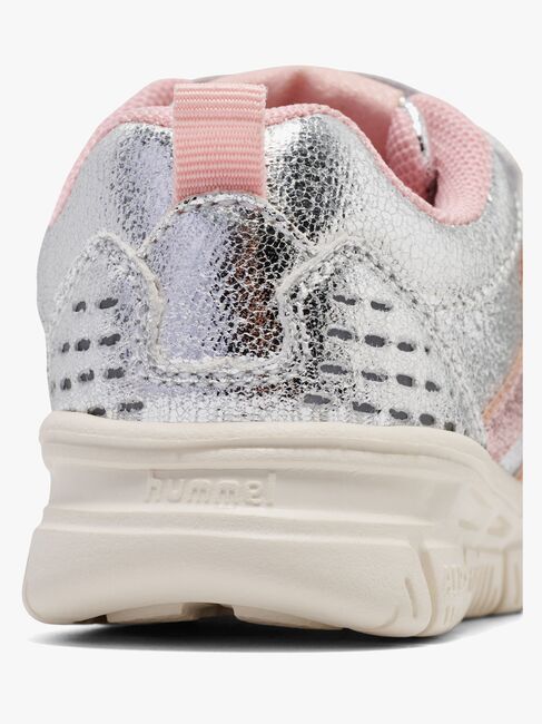 Hummel Crosslite Glitter Infant Sneaker, Silver