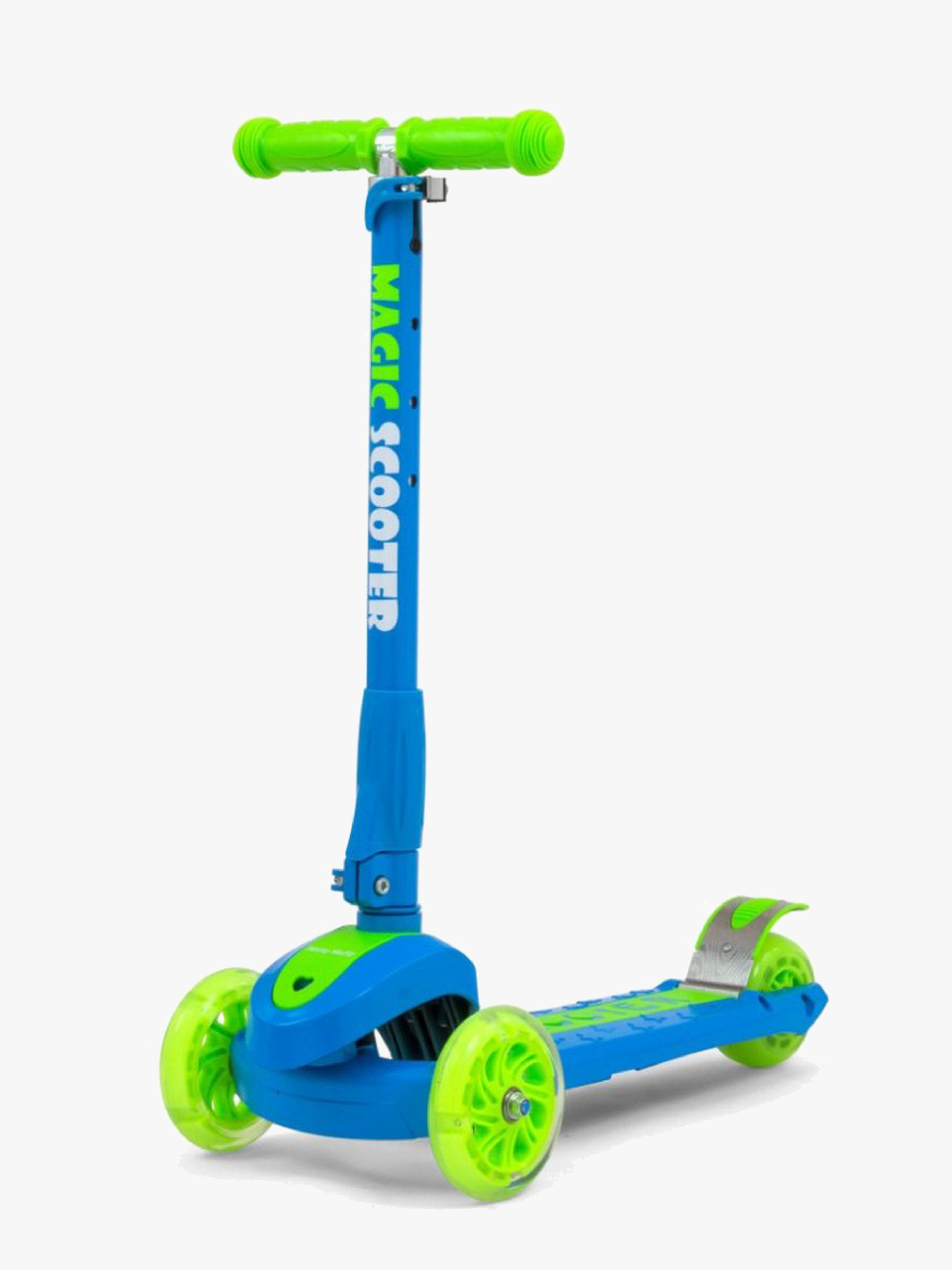 Tretroller Magic, Blau / Grün