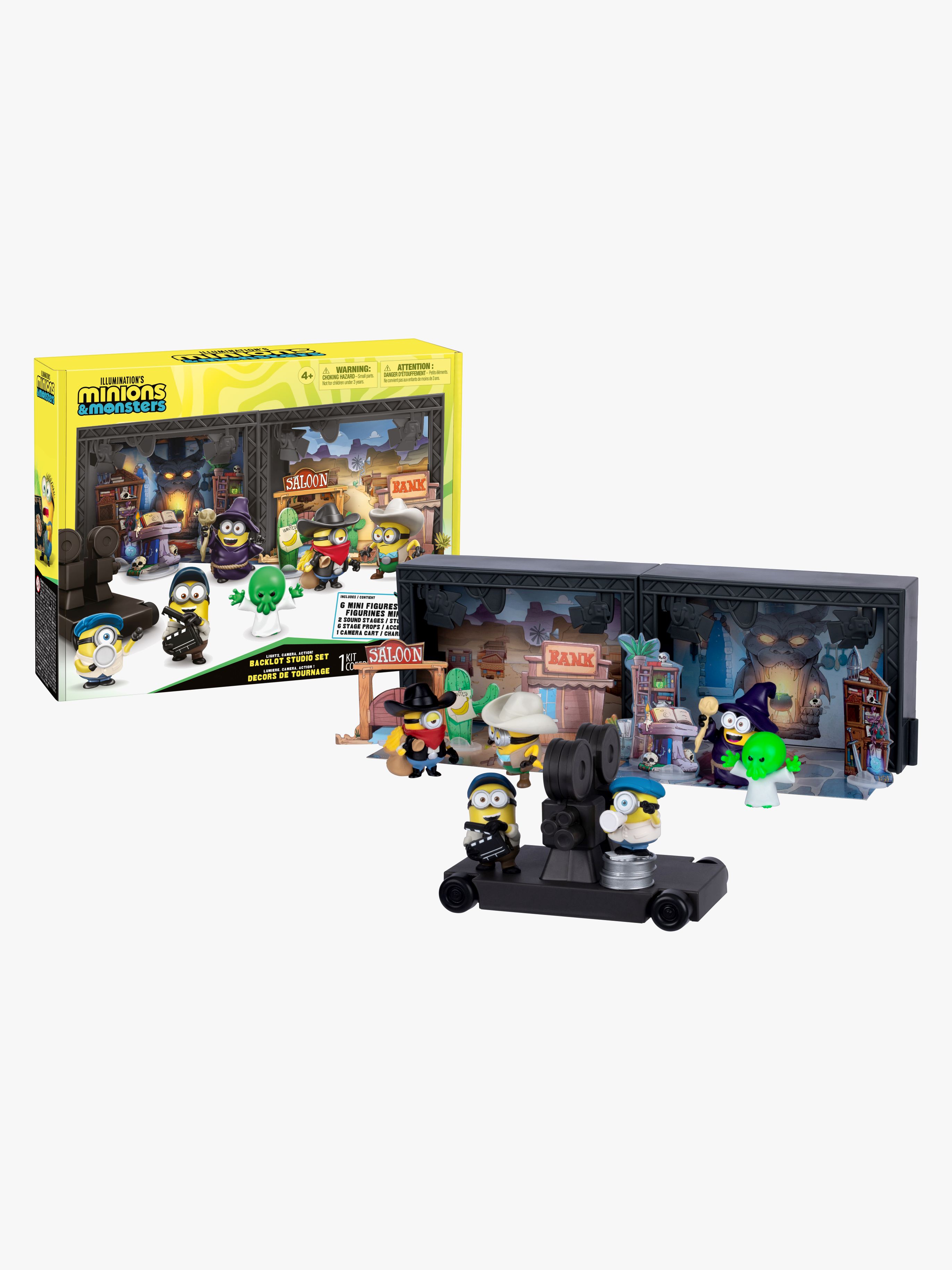Minions &  Monster Spielset Film Bühne 6er-Pack