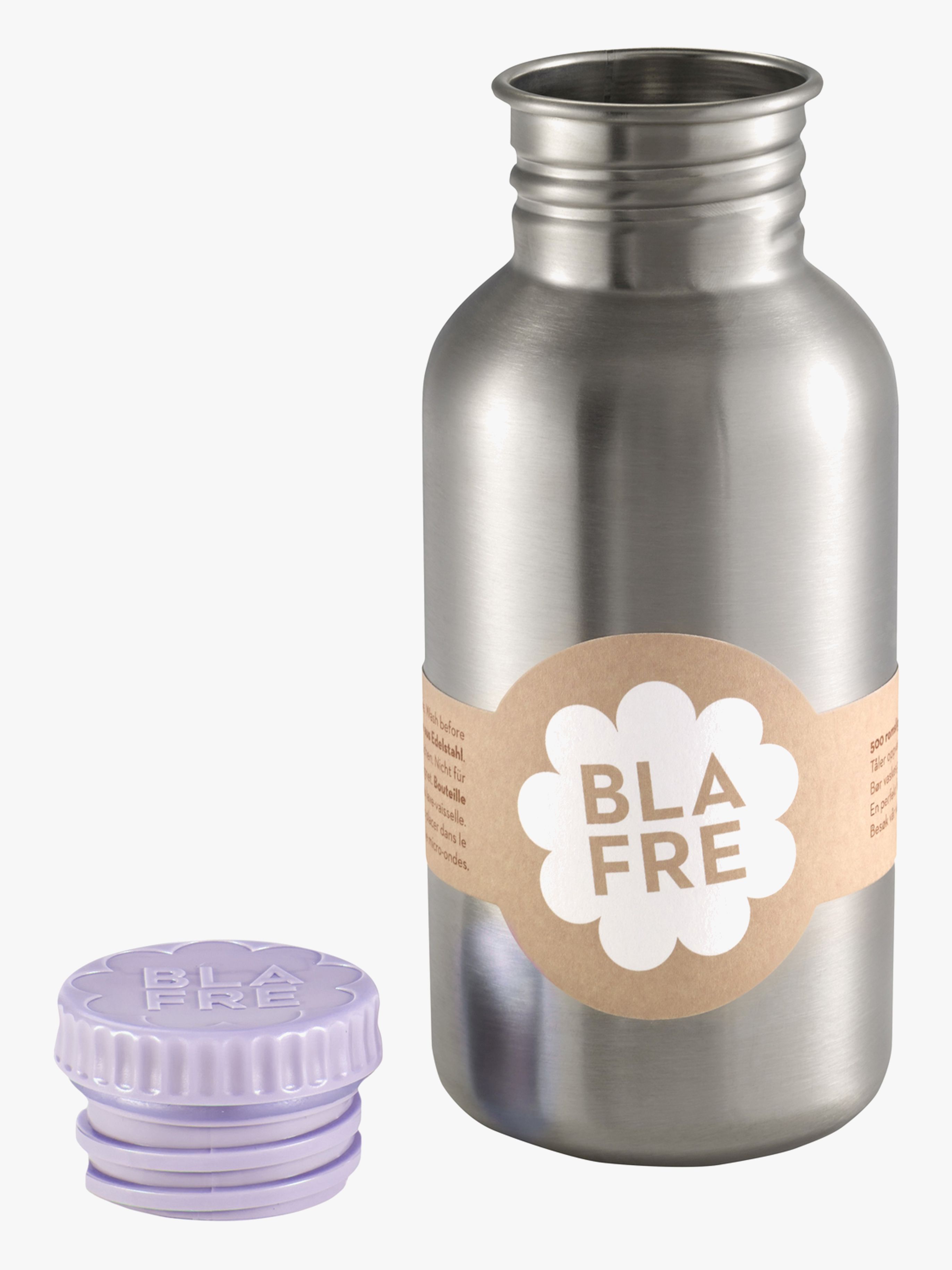 Edelstahlflasche 500 ml, Hellviolett