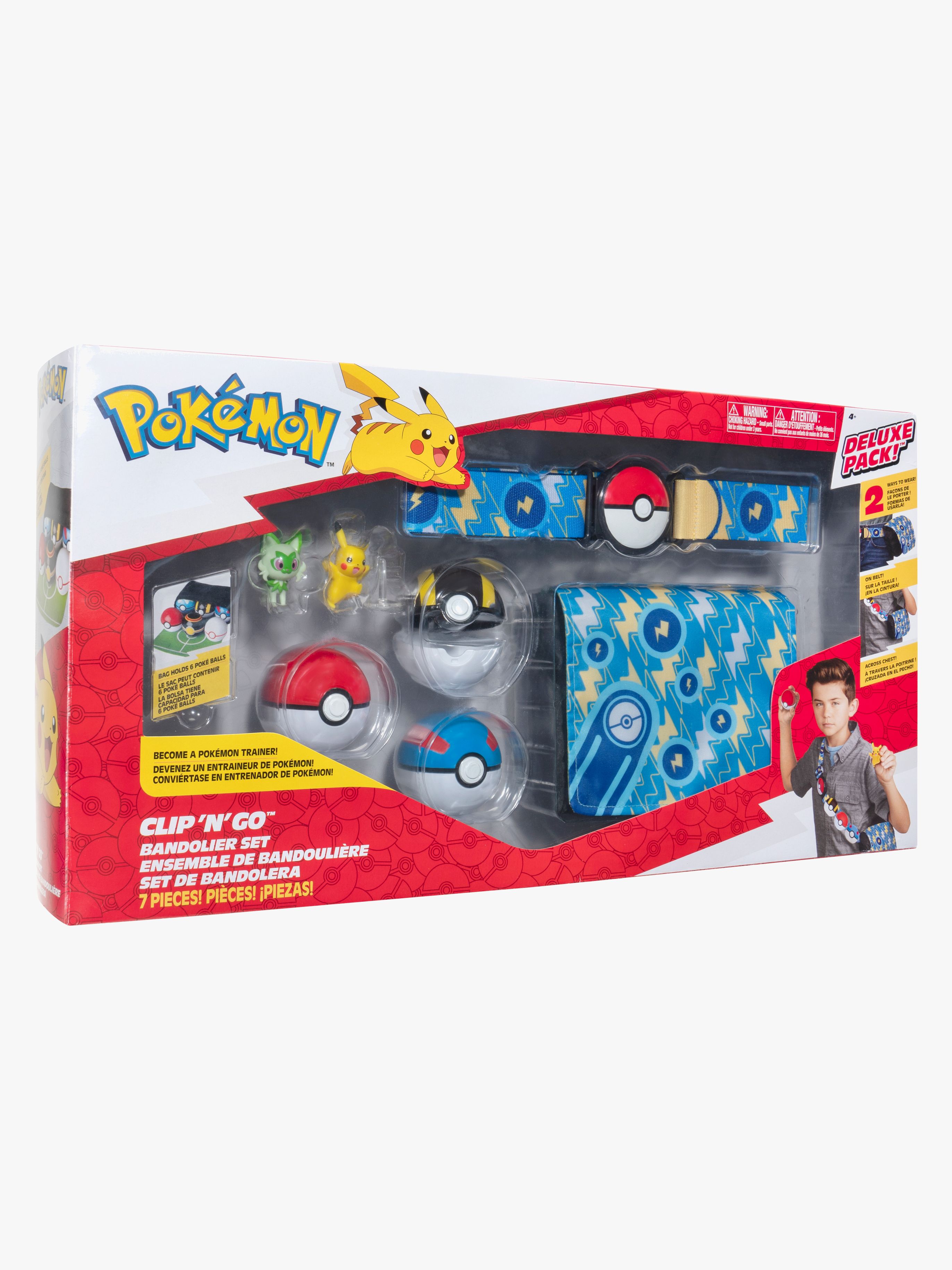 Pokémon Clip 'N' Go Bandolier-Tasche Spielset mit Pokéball