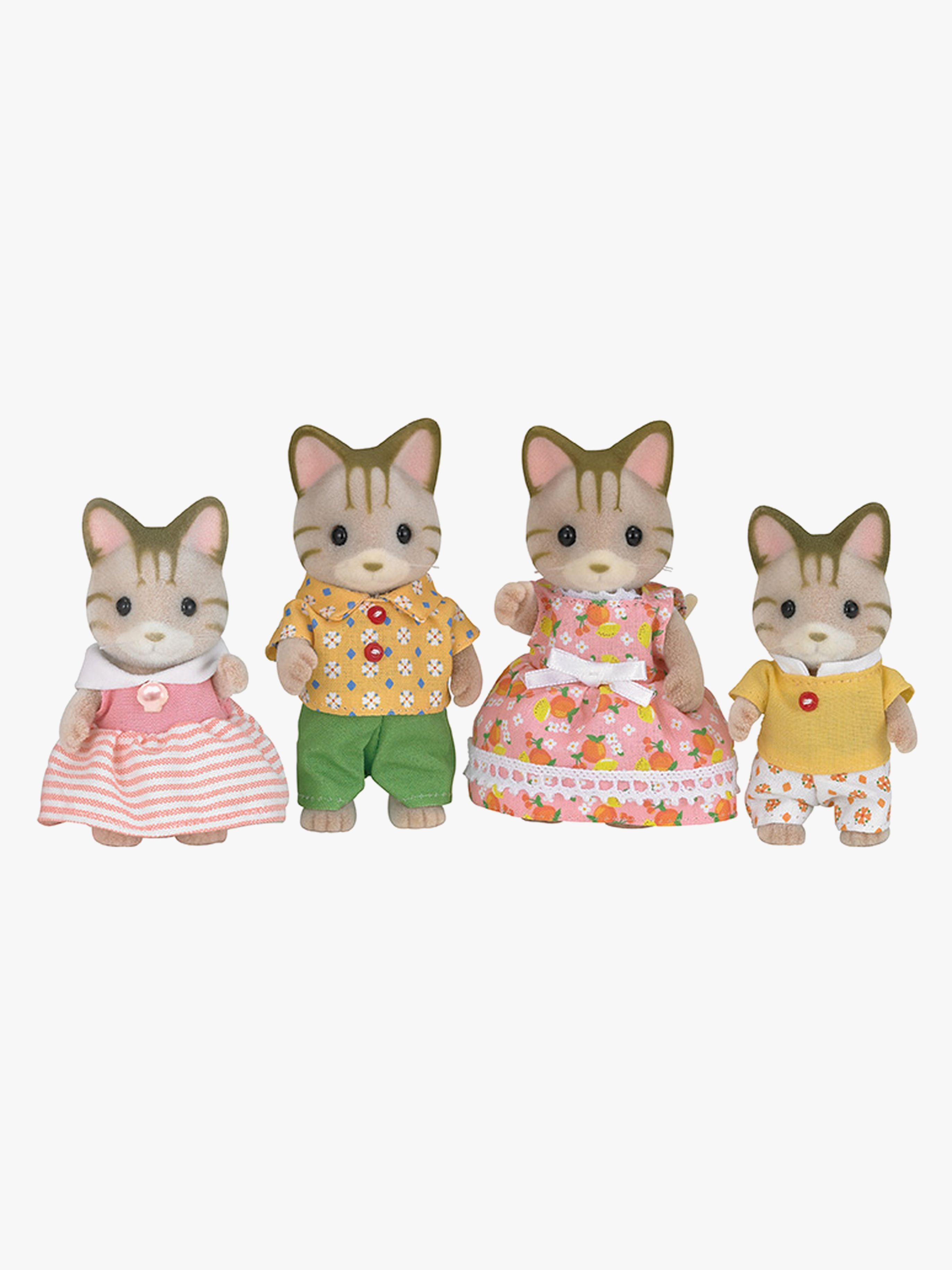 Figurenset Die Familie Streifenkatze