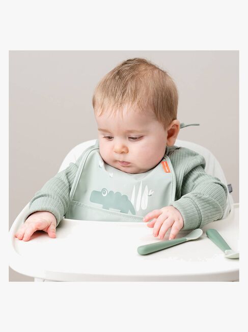 Done By Deer Croco Tiny Pocket Lätzchen 2er-Pack, Green