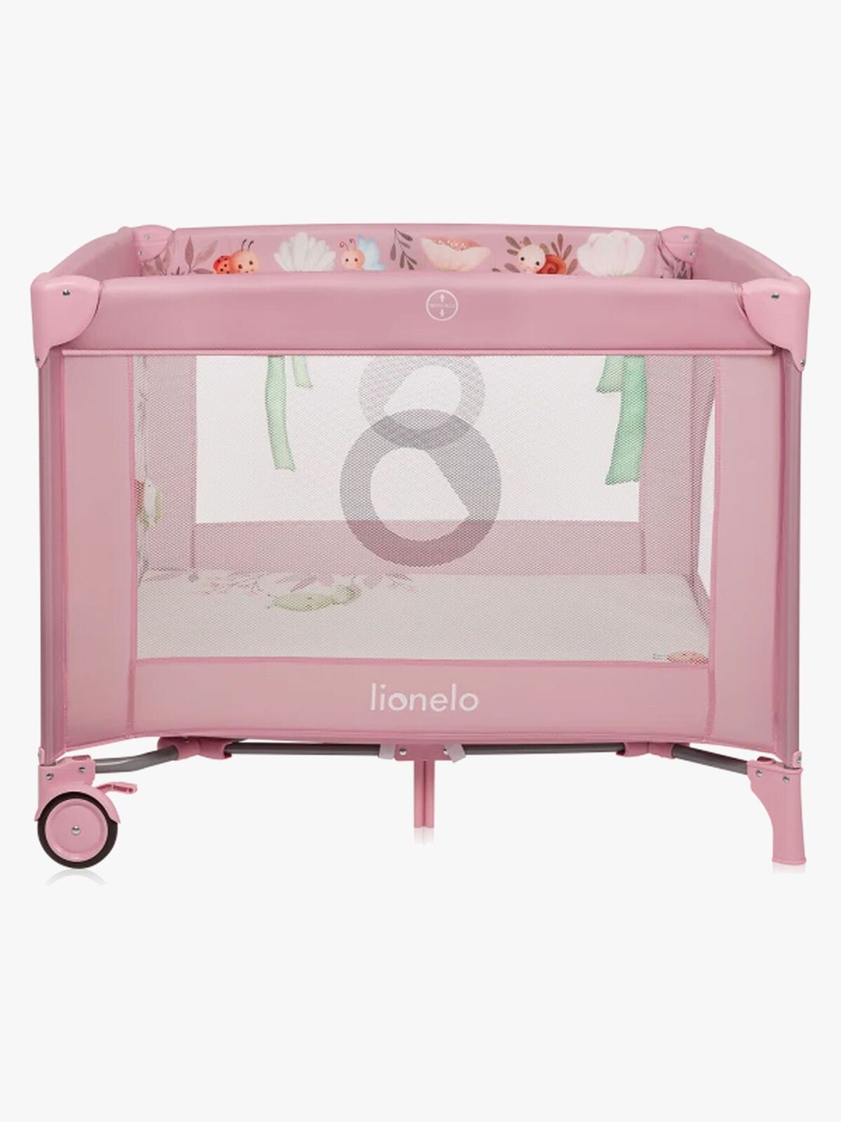 Lionelo MILLE PLUS Laufgitter, Pink