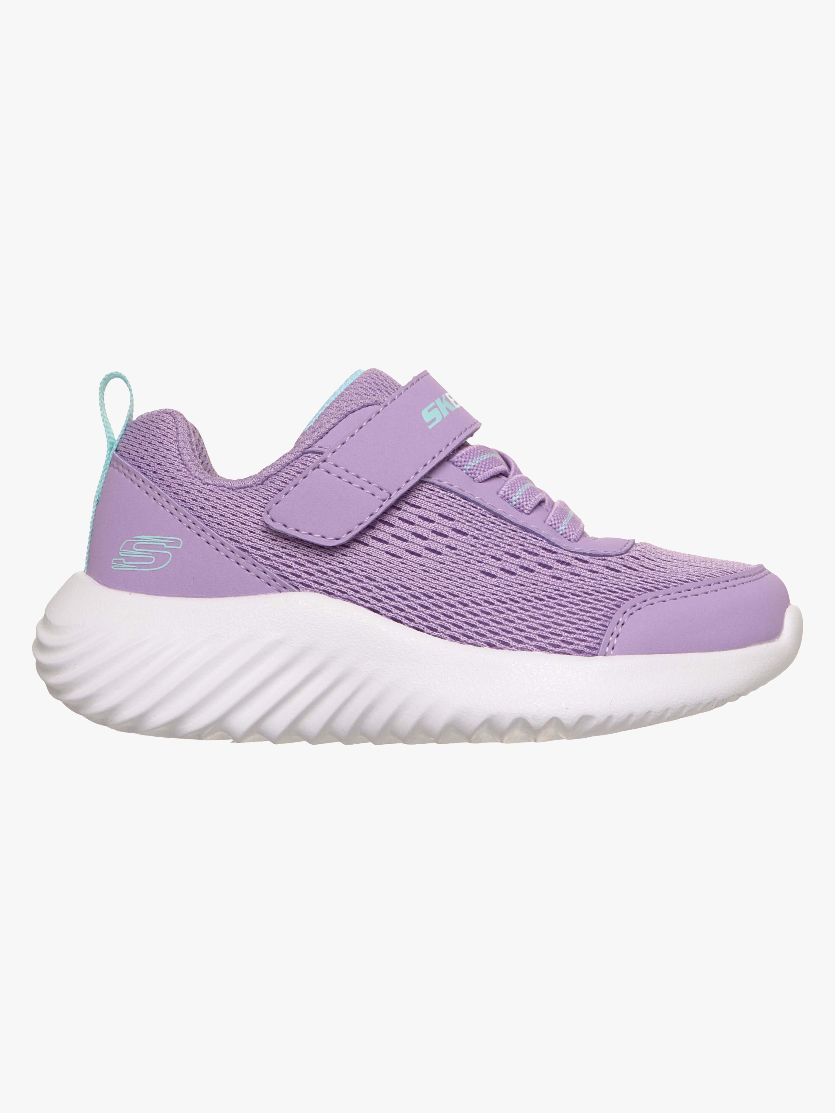 Skechers Bounder Free And Easy Kinder Sneaker, Lila, 23, Kinderschuhe