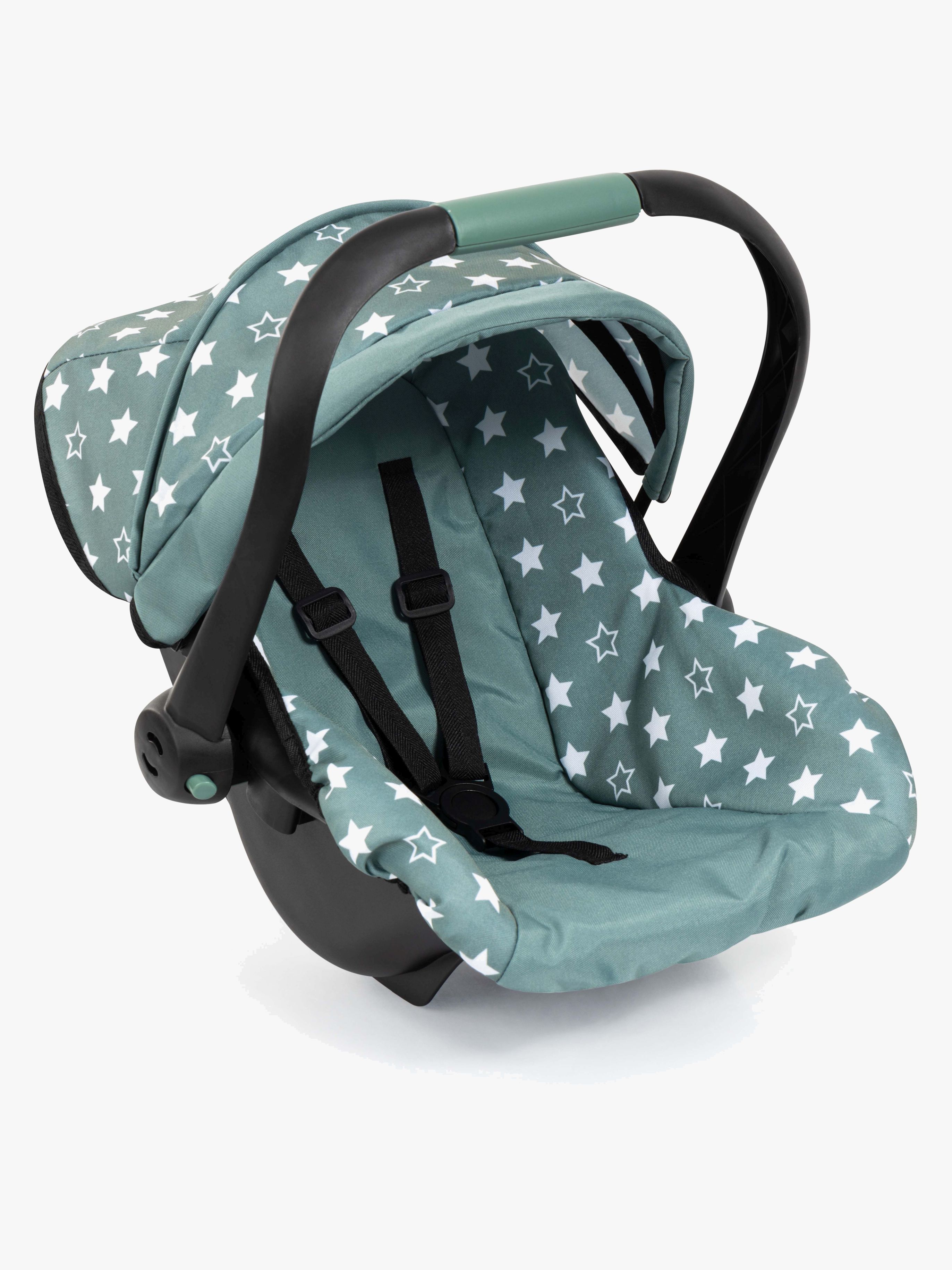 Bayer Design Kindersitz mit Verdeck für Puppe, Grün