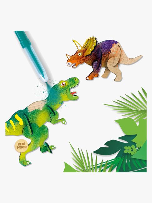 SES Creative Puste-Airbrush-Stift Dinosaurier