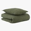 Oh, Poppy! Vega Musselin Bettwäsche 70x80 Babybett, Forest Green