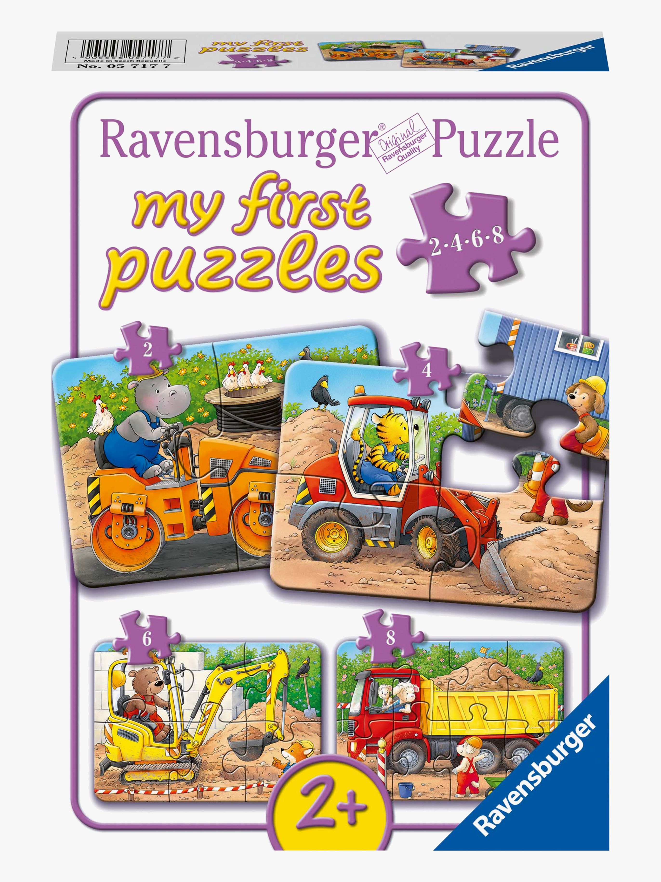 Ravensburger My First Puzzles Puzzles Tiere Auf Baustellen 4-in-1