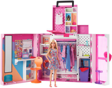 Barbie Dream Closet Spielset mit Puppe