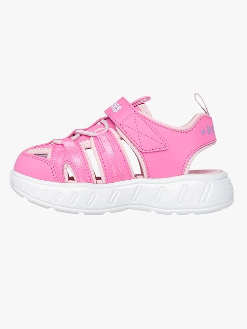 Skechers Play Scene Splash Cute Crew Sandalen, Pink