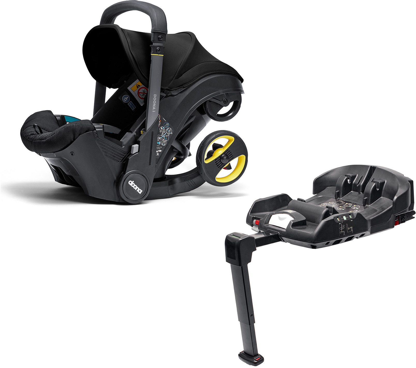 Doona i Babyschale inkl. ISOFIX-Basis, Nitro Black
