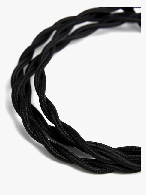 Alice & Fox Swirl Lampenkabel, Schwarz