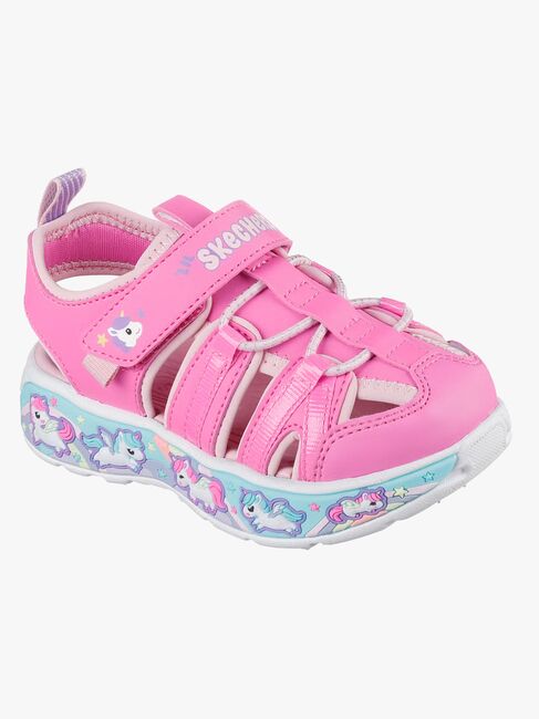 Skechers Play Scene Splash Cute Crew Sandalen, Pink