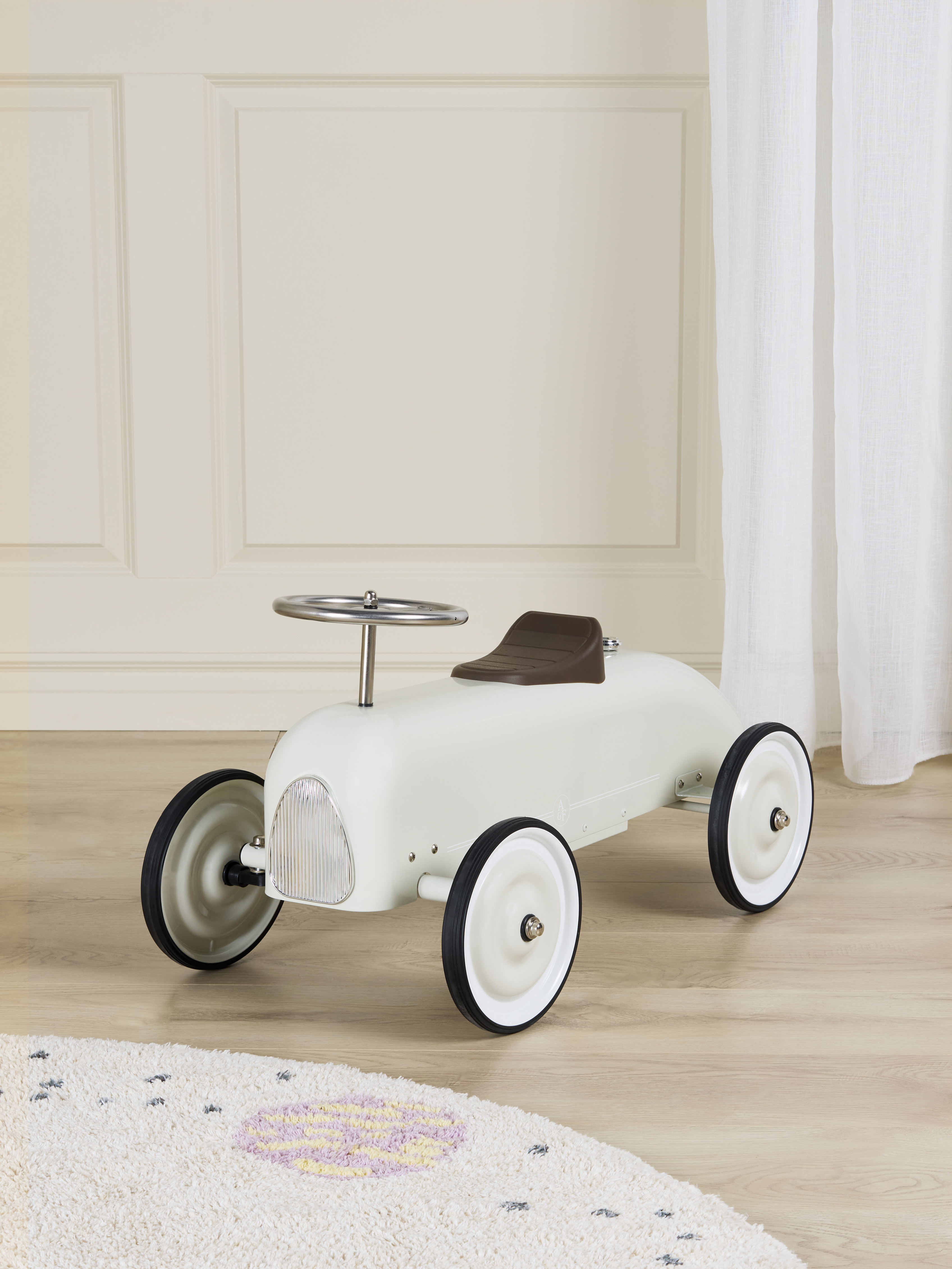 Alice &  Fox Retro Rutschauto, Bare Beige