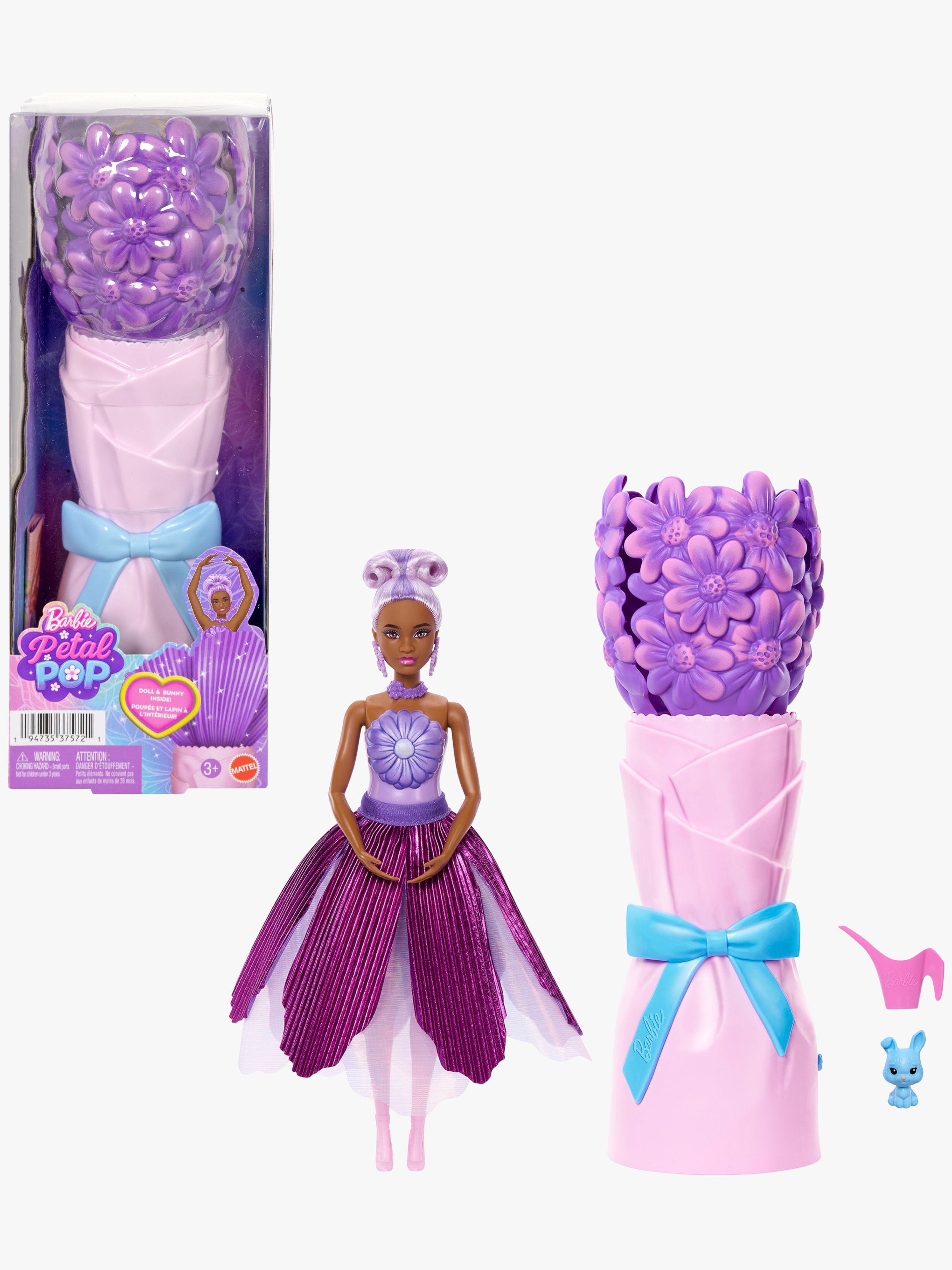 Petal Pop Flower Surprise Puppe Gänseblümchen, Lila