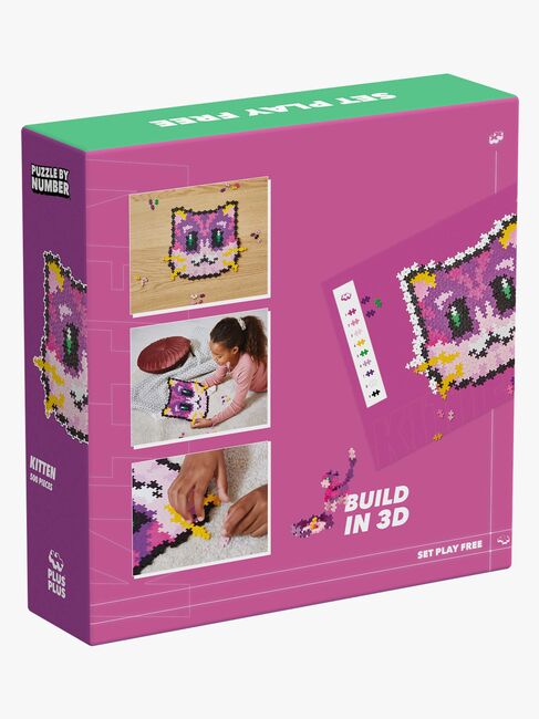 Plus-Plus Puzzle By Number Bausatz Katze 500 Teile
