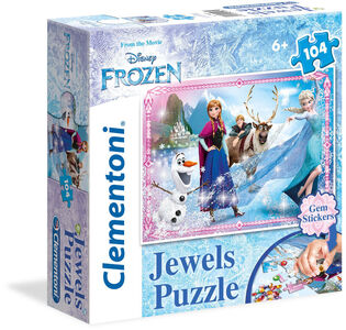 Disney Die Eiskönigin Puzzle mit Diamanten, 104 Teile