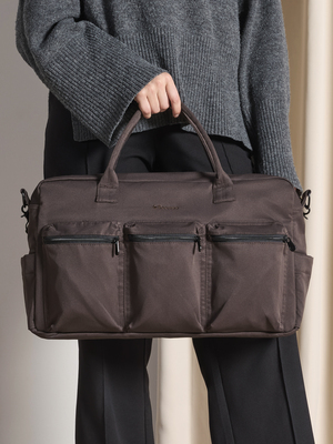 Beemoo Pro Double Wickeltasche, Espresso Brown