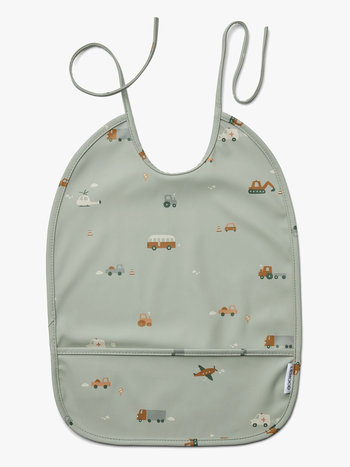 LIEWOOD Lai Lätzchen, Vehicles/Dove Blue