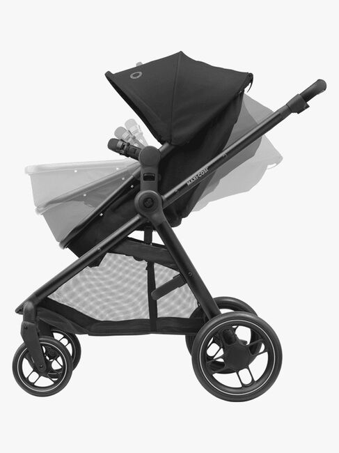 Maxi-Cosi Zelia 3 2-in-1 Kombikinderwagen, Essential Black