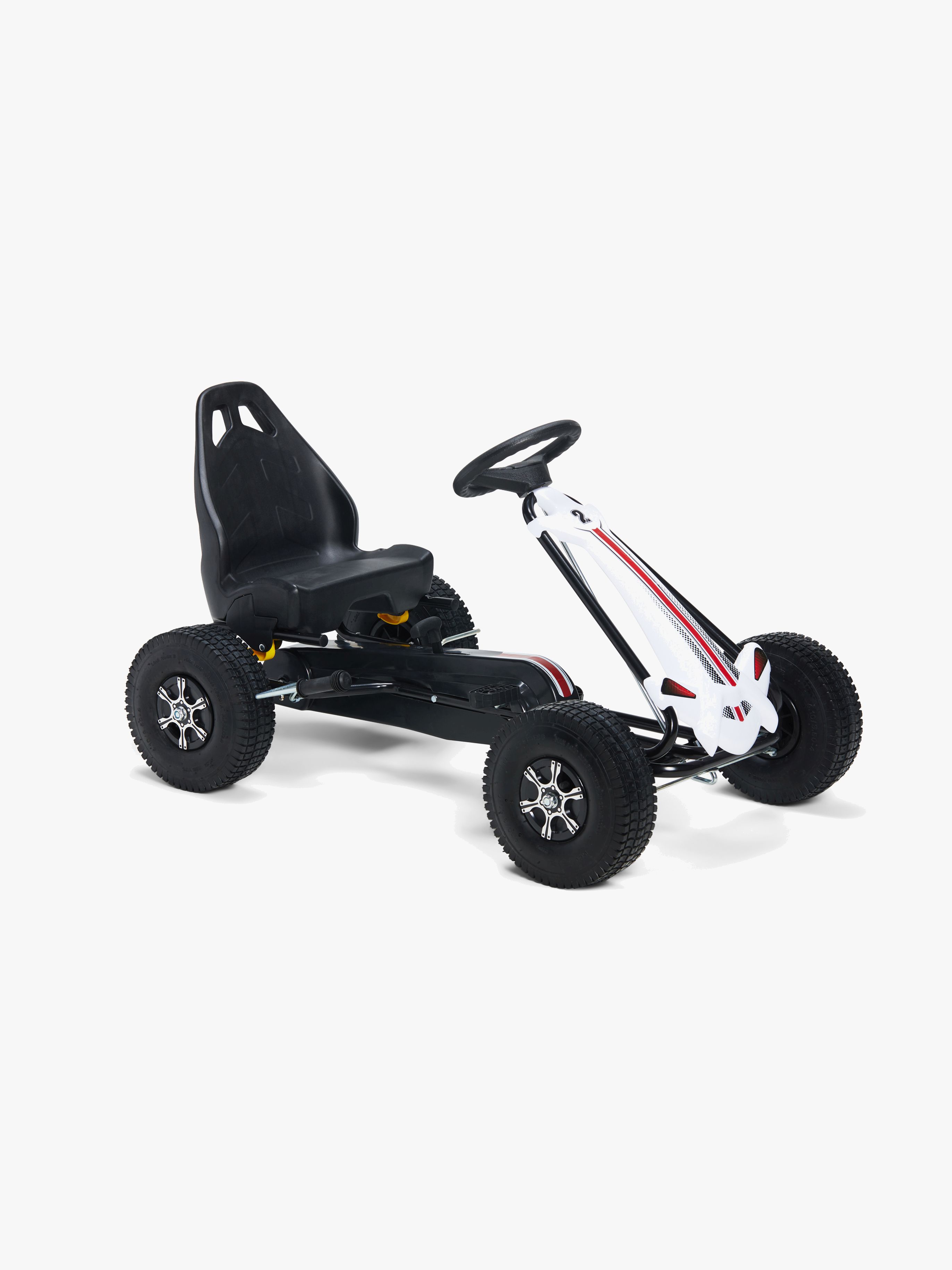 Alex's Garage Tretauto Gokart, Weiß