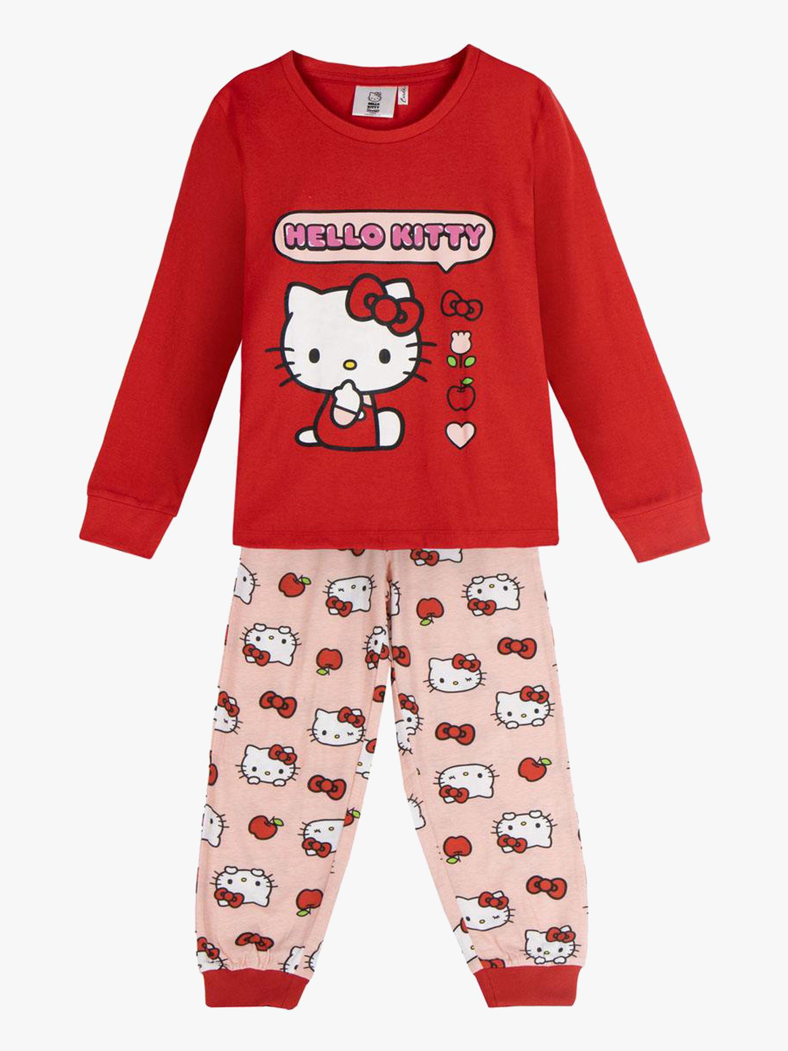Hello Kitty Pyjama, Rot/Rosa, 10 Jahre