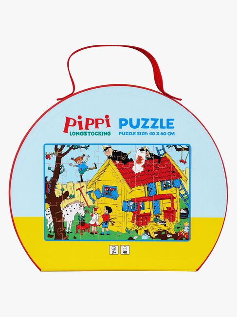 Pippi Langstrumpf Puzzle mit Tasche 40 Teile